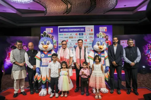 CM Himanta, Union Minister Launch BWF 2026 Theme & Mascot