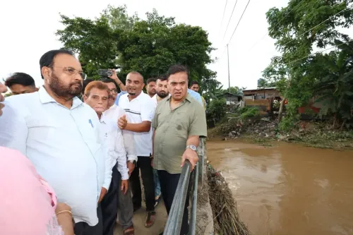 CM Himanta Visits Flood-Hit Borigaon in Jorhat