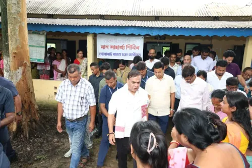 CM Himanta Visits Golaghat Flood Camp, Vows Full Relief
