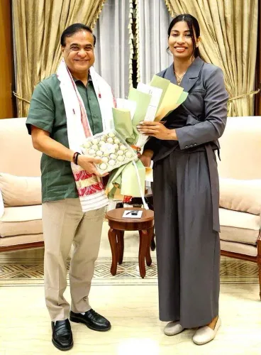 CM Himanta Wishes Boxer Lovlina Borgohain on Birthday