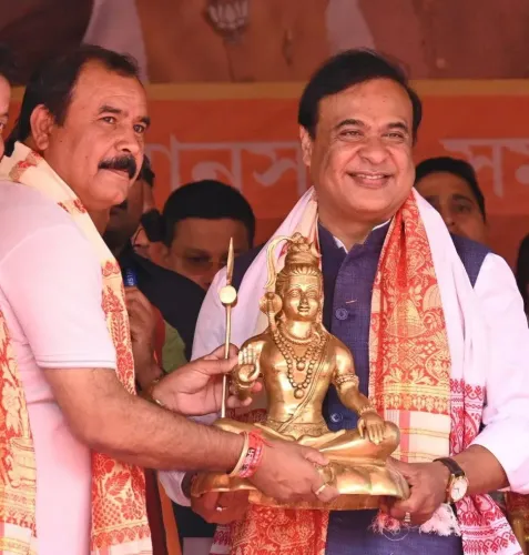 CM Himanta Wishes Lumding MLA Sibu Misra on Birthday