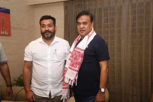 CM Himanta wishes MLA Victor Kumar Das on birthday