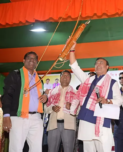 CM Himanta Wishes MP on Birthday, Hails Tea Community Work