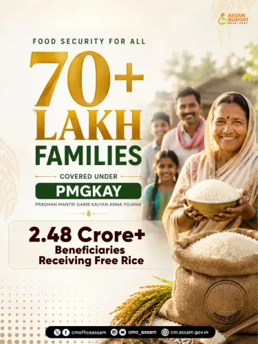 CM Himanta's Assam Delivers Free Rice to 2.48 Cr Under PMGKAY