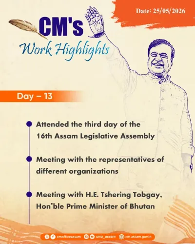 CM Himanta's Day 13 Work Highlights: May 25