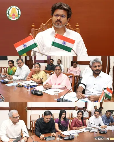 CM Joseph Vijay Chairs Disability Welfare Review at TN Secretariat