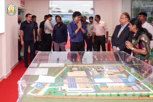 CM Joseph Vijay inspects Koyambedu water treatment plant