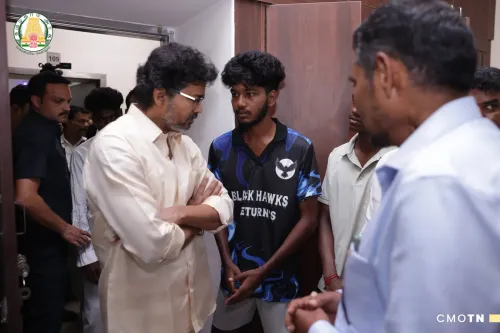 CM Joseph Vijay inspects Social Justice Hostels in Chennai Saidapet