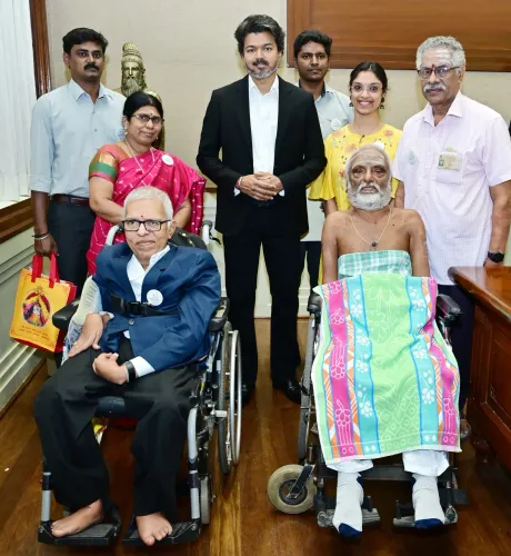 CM Joseph Vijay meets Amar Seva Sangam at Secretariat