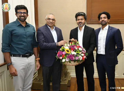 CM Joseph Vijay meets Dinathanthi Group leadership at Secretariat