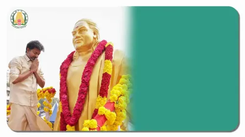 CM Joseph Vijay pays floral tribute to Muthuramalinga Thevar