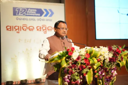 CM Majhi Addresses Press on Modi Govt's 12-Year Record