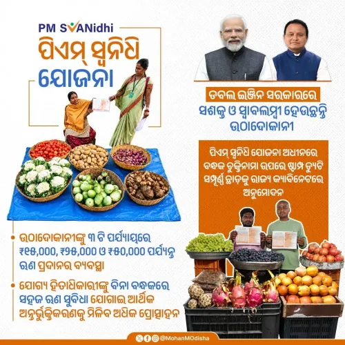 CM Majhi Cabinet Waives Stamp Duty for Street Vendors Under PM SVANidhi