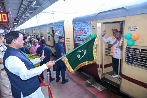CM Majhi flags off special train to Ekta Nagar on Unity Day