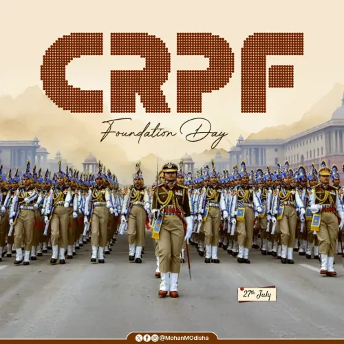CM Majhi Greets CRPF on 87th Foundation Day