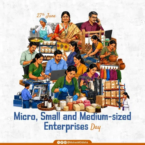 CM Majhi Greets MSMEs on World MSME Day, Vows Samruddha Odisha