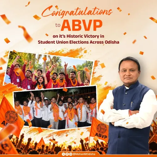 CM Majhi Hails ABVP's Odisha Campus Election Sweep