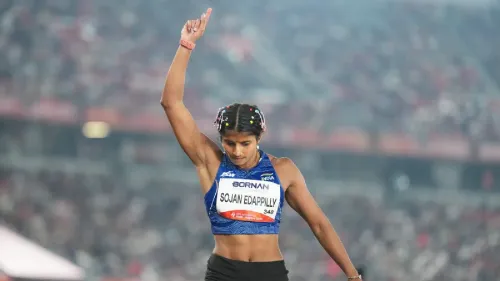 CM Majhi Hails Ancy Sojan's Silver in Women's Long Jump at Asian Games 2026
