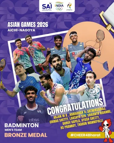 CM Majhi Hails India Men's Badminton Bronze at Asian Games 2026