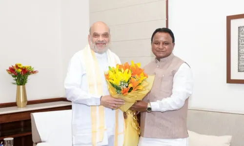 Odisha CM Majhi meets Amit Shah, seeks Central support for development push
