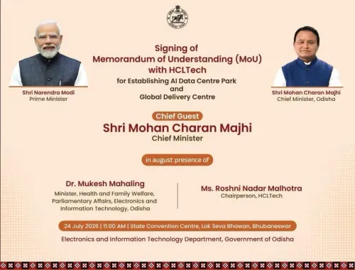 CM Majhi's Odisha to sign MoU with HCLTech for AI Data Centre