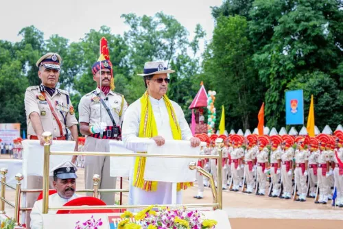CM Manik Saha attends Tripura Police Passing Out Parade