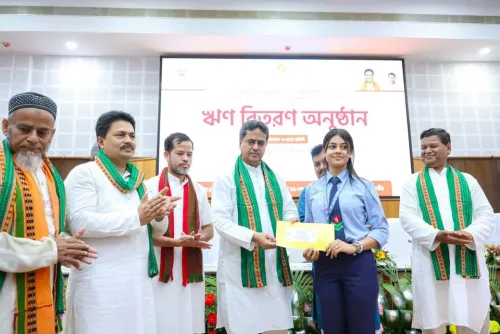 CM Manik Saha Distributes Minority Loans at Agartala Event