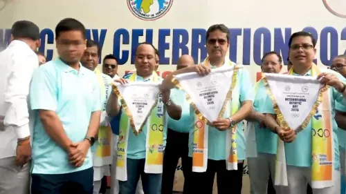 CM Manik Saha Hails Agartala Olympic Rally on Olympic Day
