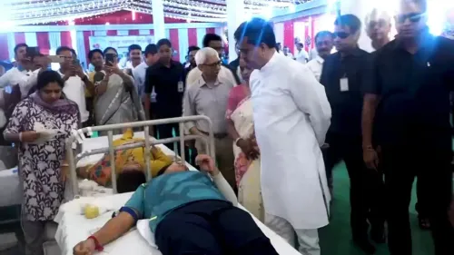 CM Manik Saha Hails Agartala's Egiye Chalo Sangh for Blood Donation Drive
