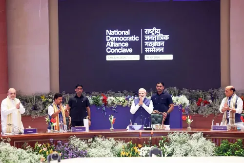 CM Manik Saha Hails Modi at NDA Conclave in Delhi