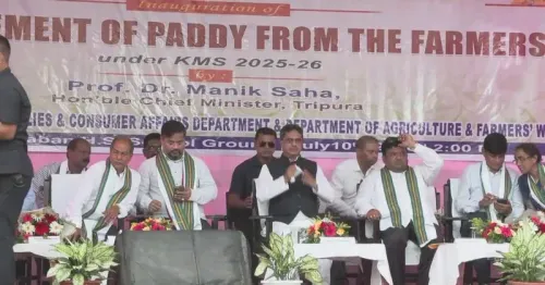 CM Manik Saha Inaugurates Paddy Procurement at Kakraban, Udaipur