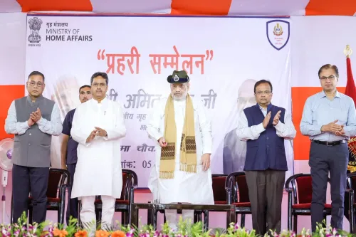 CM Manik Saha joins Amit Shah at Lankamura border conference