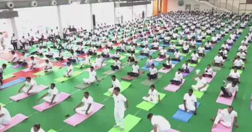 CM Manik Saha joins International Yoga Day event at Hapania