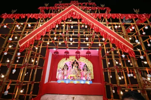 CM Manik Saha joins Maha Shashthi Durga Puja rounds in Bardowali