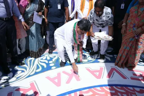 CM Manik Saha joins Seva Sankalp Rangoli event at Ujjayanta Palace