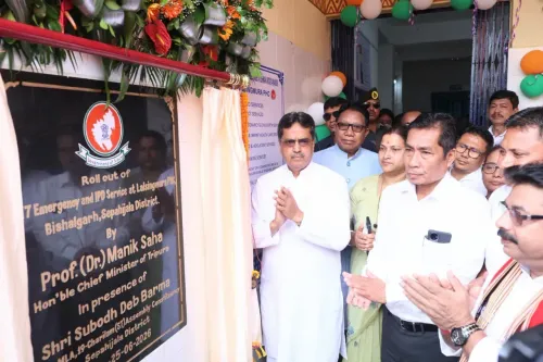 CM Manik Saha Launches 20 Projects Worth Rs 65.40 Cr in Sipahijala