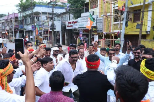 CM Manik Saha Leads BJP's 'Save Democracy' March in Agartala