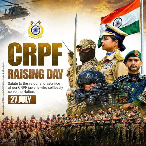 CM Manik Saha Salutes CRPF on Flag Raising Day 2026