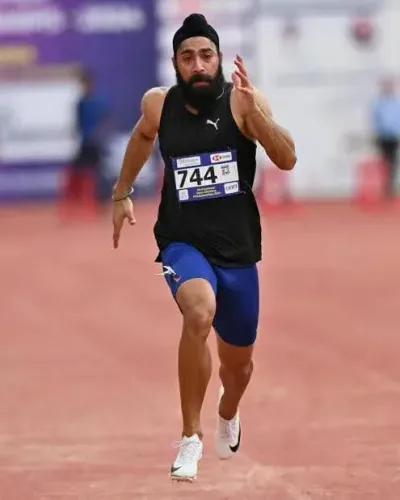 CM Mann Hails Gurinderveer Singh's 10.09s National Record