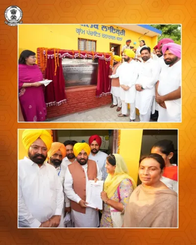 CM Mann Inaugurates ₹3.25 Cr Projects in Fatehgarh Sahib