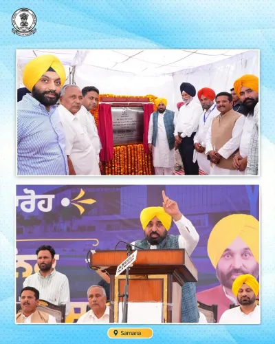 CM Mann lays ₹12 Cr stadium stone in Fateh Majri, Samana