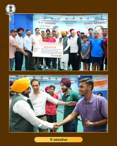 CM Mann Visits New Sports Stadium in Jalandhar, Urges Youth to Shun Drugs