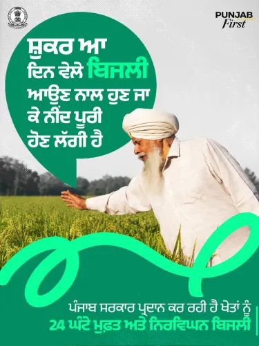 CM Mann's Punjab Govt Reaffirms 24-Hour Power to Farmers