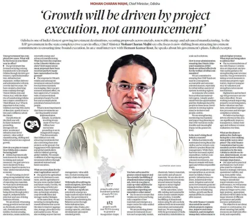 CM Mohan Majhi: 152 Projects Worth ₹3.11 Trillion Moving to Ground