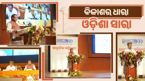 CM Mohan Majhi marks 12 years of Modi govt at Bhubaneswar presser