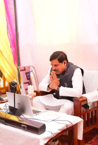 CM Mohan Yadav Addresses Balram Krishi Mahotsav in Khargone via VC