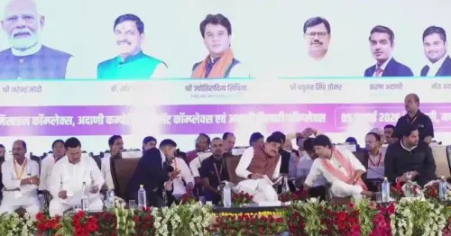 CM Mohan Yadav at Adani Defence Plant Groundbreaking in Shivpuri