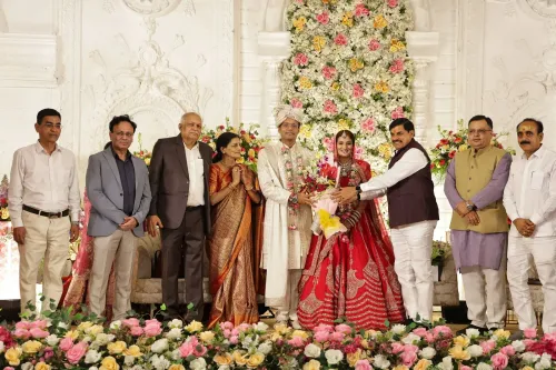 CM Mohan Yadav Attends Wedding of Culture Advisor's Son in Bhopal