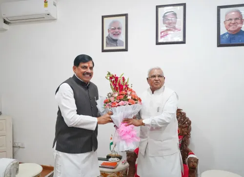 CM Mohan Yadav briefs Governor on MP's November events