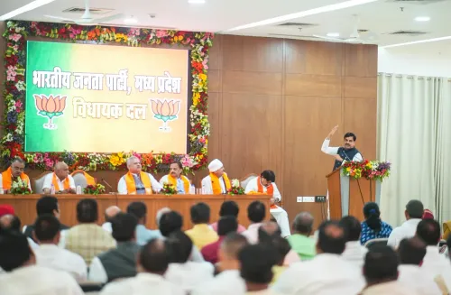 CM Mohan Yadav Chairs BJP Legislature Party Meet in MP